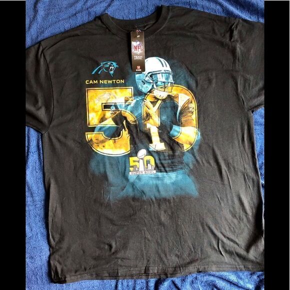 NWT shirt by NFL (XL) with Cam Newton - Picture 1 of 2